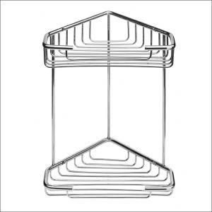NINFA DOUBLE SHOWER CORNER BASKET